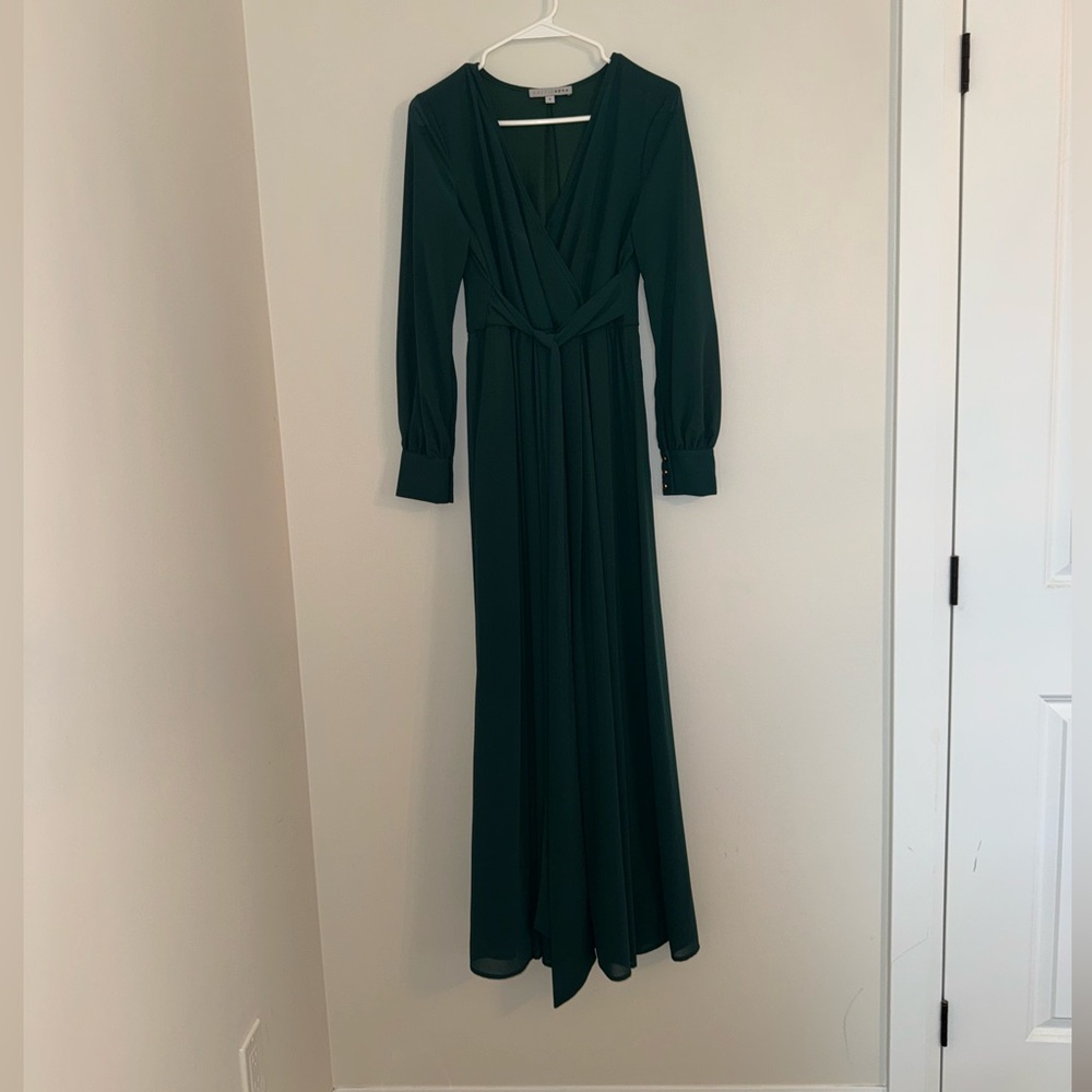 Baltic Born Deep Green Long Sleeve Dress size small